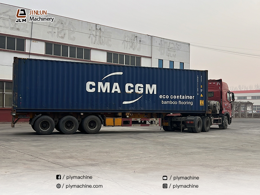 Plywood Veneer Peeling Line Successfully Delivered to South America1