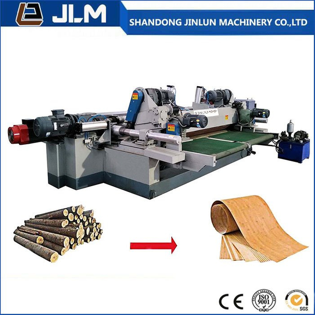 Plywood Veneer Lathe CNC Rotary Wood Peeling Machine