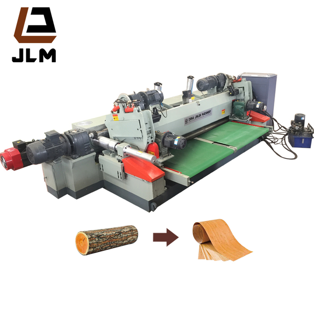 Log Veneer Peeling and Cutting Machine