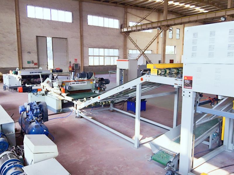 Automatic 4 Feet Plywood Core Veneer Peeling Production Line