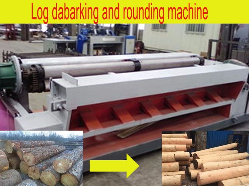 4 Feet Log Debarker Machine for Wood Working