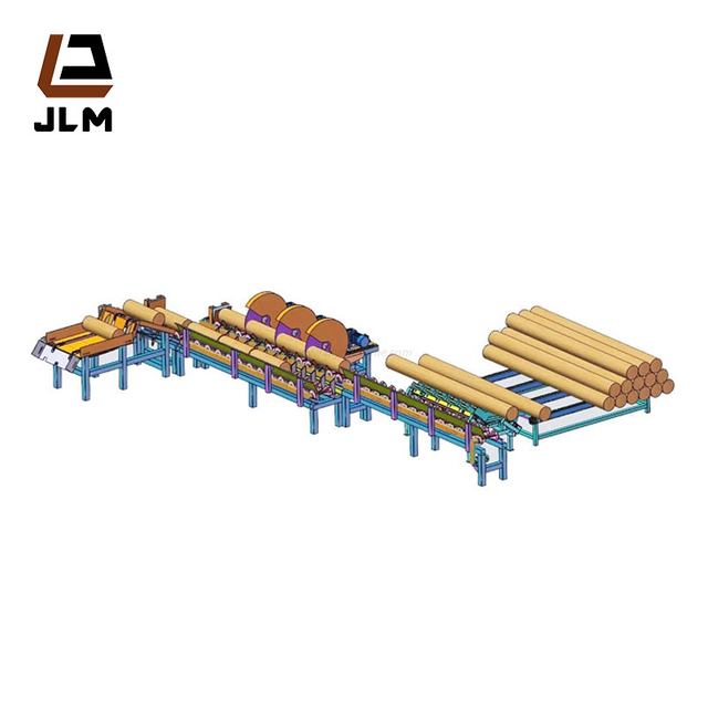 Automatic Log Cutting Saw Machine | Hydraulic Wood Log Cutting Equipment for Veneer & Plywood Production