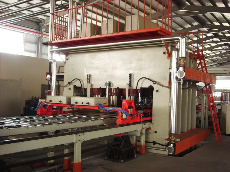 The CNC Control 48 Feet Short Cycle Hot Press Machine
